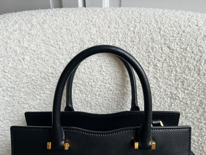 Yves Saint Laurent (YSL) Small Black Uptown Tote Shoulder Bag (RRP £1650)