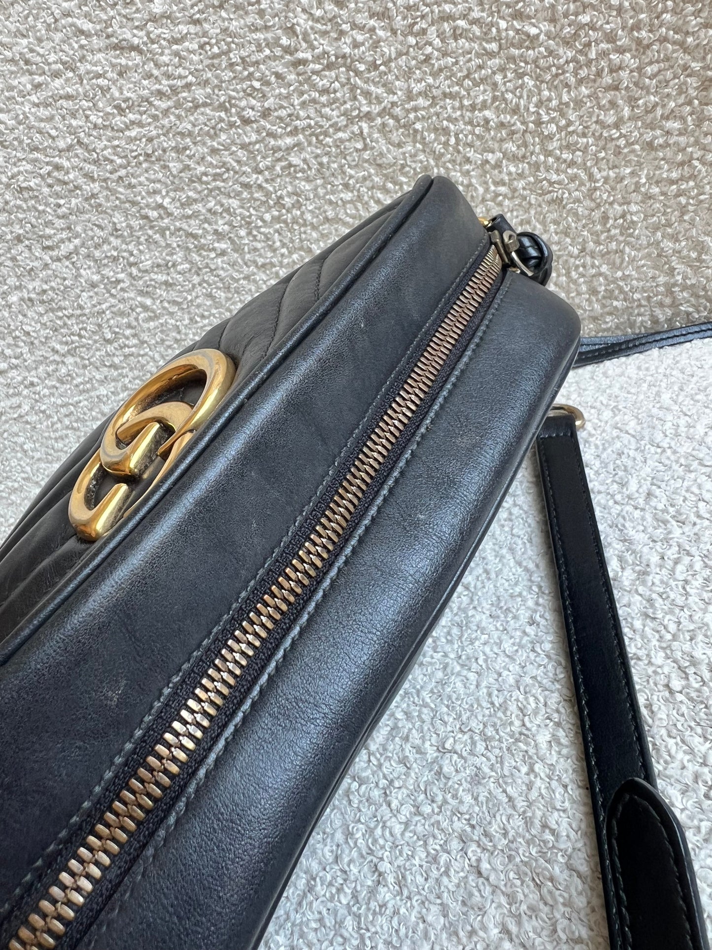 Gucci GG Black Marmont Small Shoulder Bag (RRP £1440)