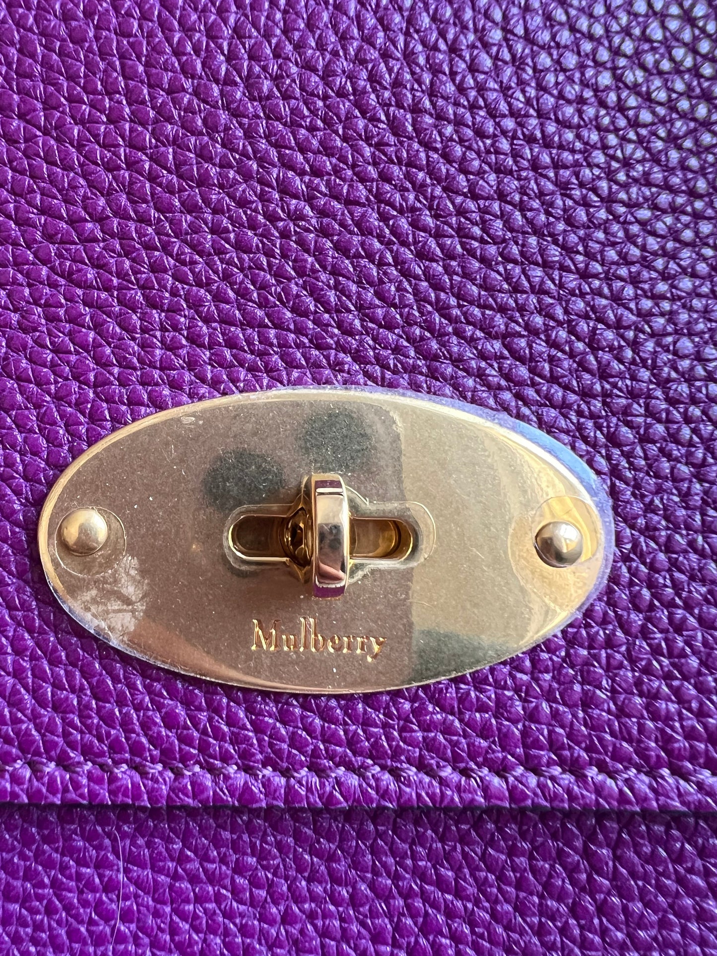 Mulberry Violet Bayswater with Strap (RRP £1,095)
