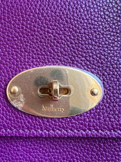 Mulberry Violet Bayswater with Strap (RRP £1,095)