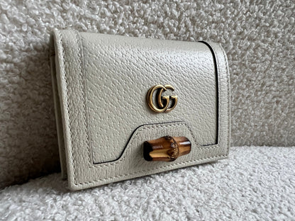 Gucci Diana Bamboo Card Case Wallet