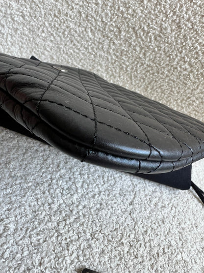 Chanel Black Quilted Messenger Bag