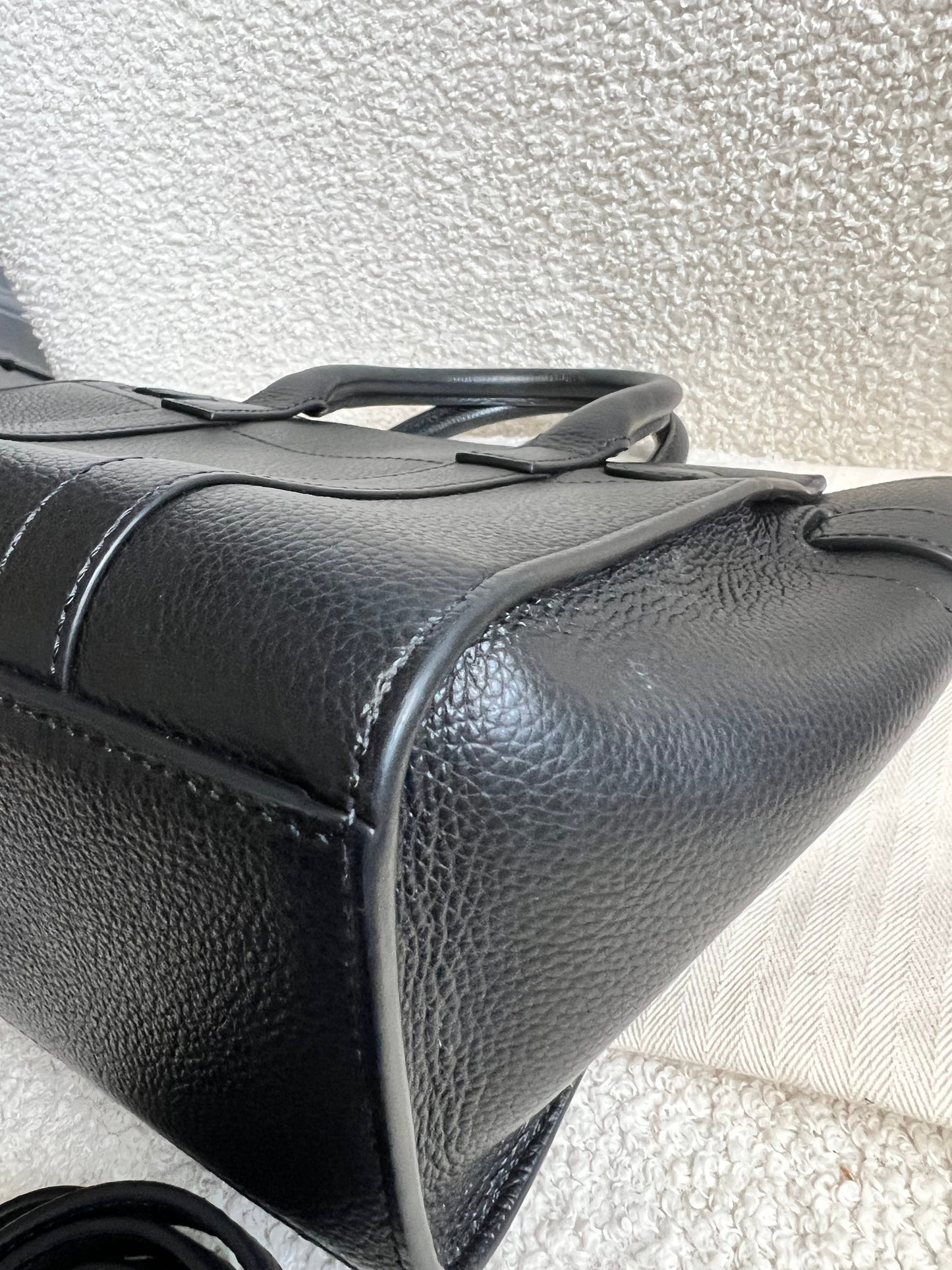 Mulberry Black Mini Zipped Bayswater (RRP £1095)
