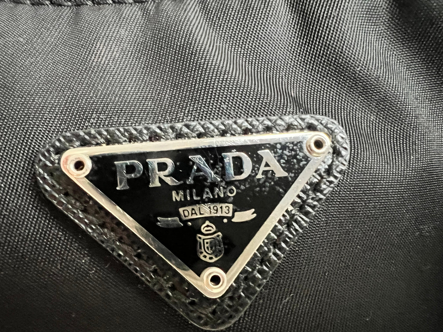 Prada Re-edition Black Nylon Shoulder Bag (RRP £920)