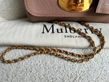 Mulberry Dark Blush Regular Lily with Gold Hardware (RRP £995)