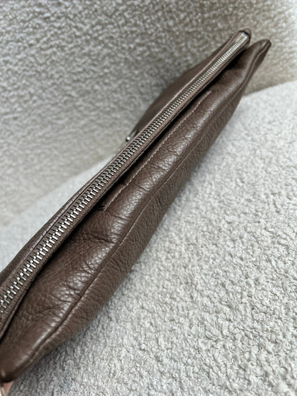 Mulberry Taupe Daria Clutch (RRP £550)