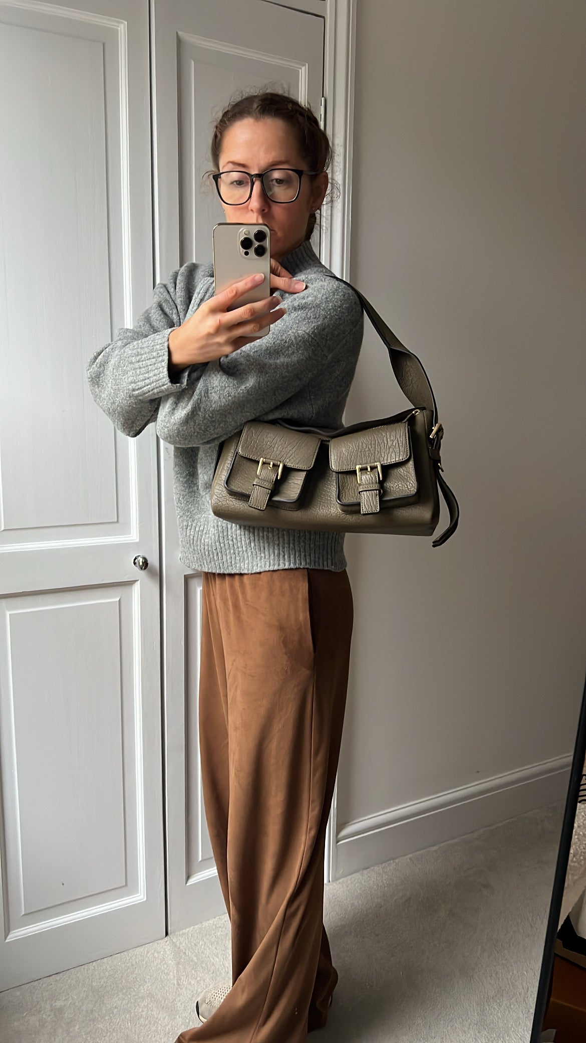 Mulberry Linen Green Maggie (RRP £995)