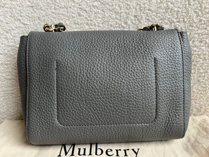 Mulberry Solid Grey Regular Top Handle Lily (RRP £1095)