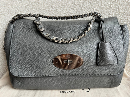 Mulberry Charcoal Grey Medium Top Handle Lily (RRP £1075)
