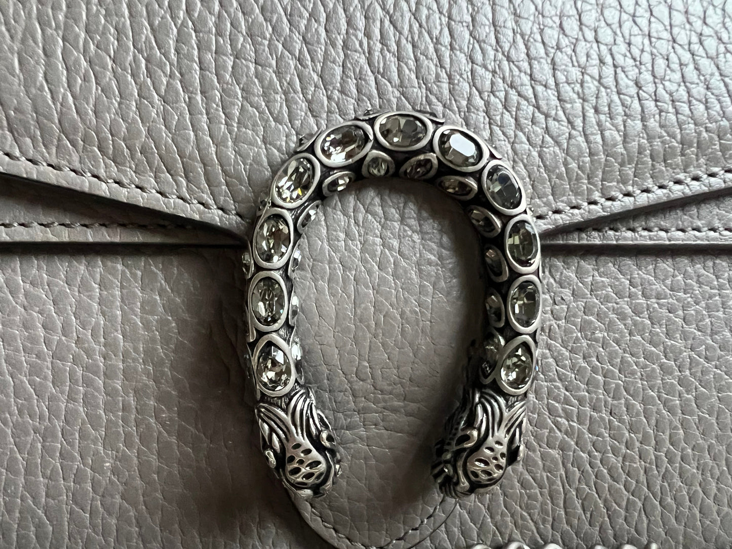 Gucci Dionysus GG Grey Super Mini Shoulder Bag (RRP £985)
