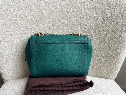 Mulberry Ocean Green Regular Lily with Gold Hardware (RRP £995)