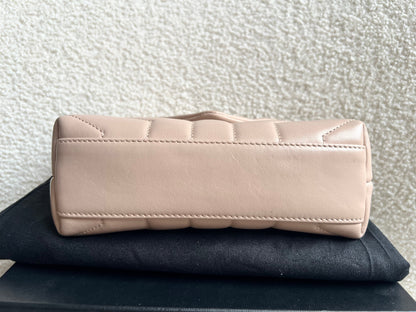 Yves Saint Laurent (YSL) Pale Pink Toy Lou Lou with Silver Hardware (RRP £1,380)