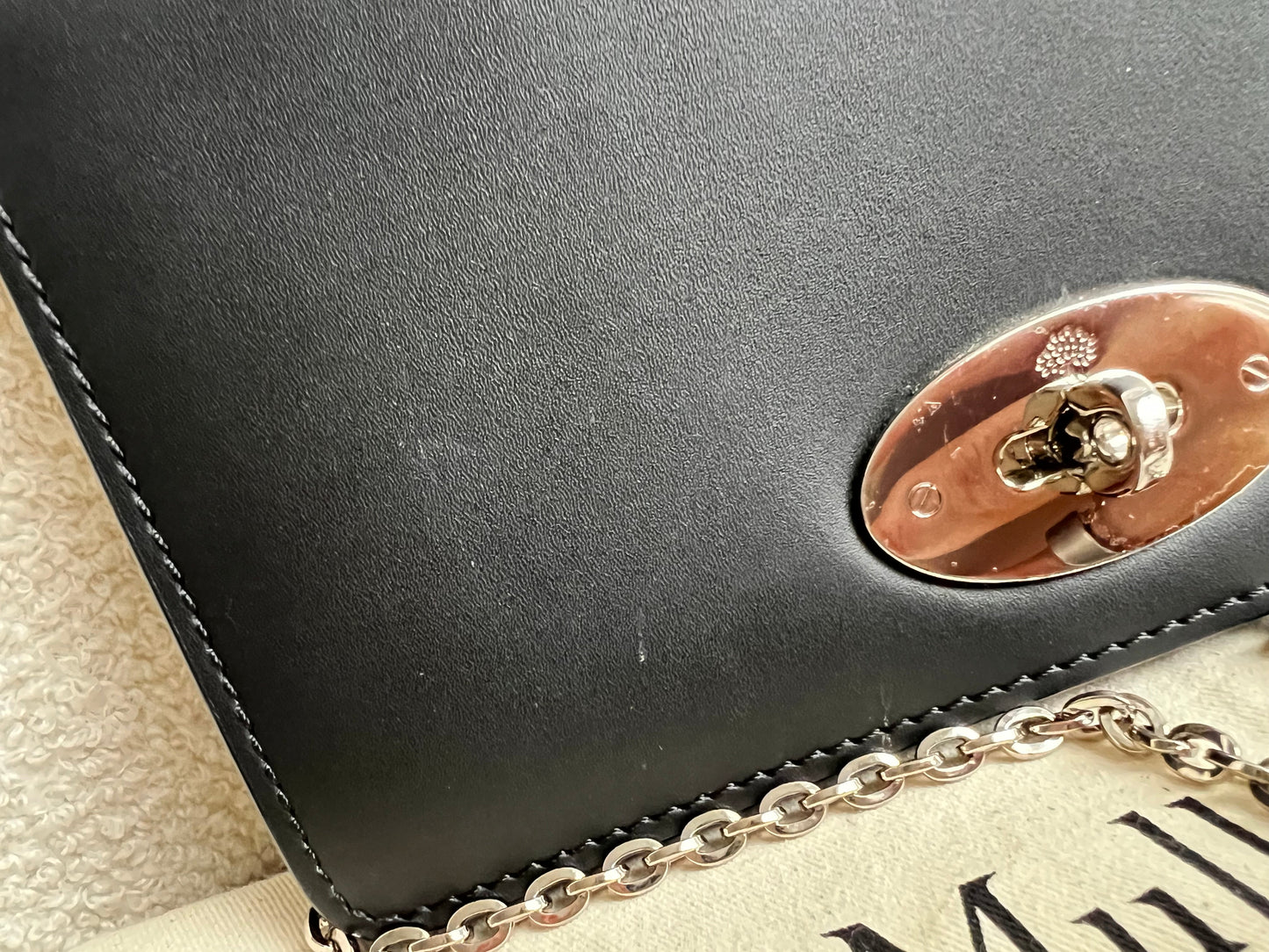 Mulberry Black Bayswater Clutch (RRP £495)