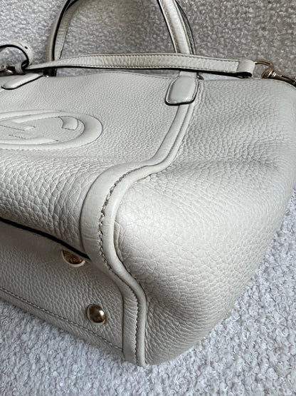 Gucci Soho Tote in Eggshell