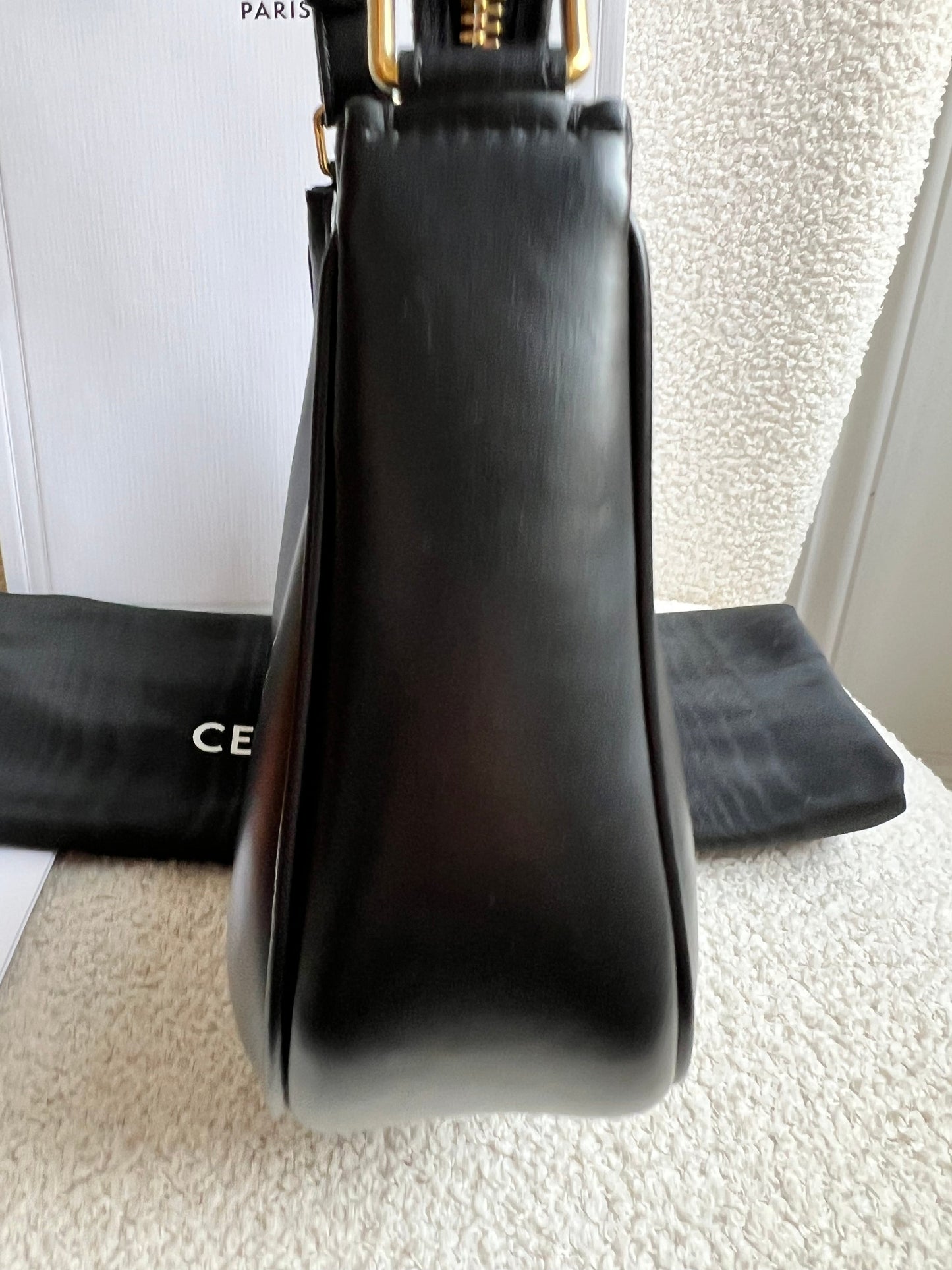 Celine Medium Ava Triomphe in Black (RRP £1850)