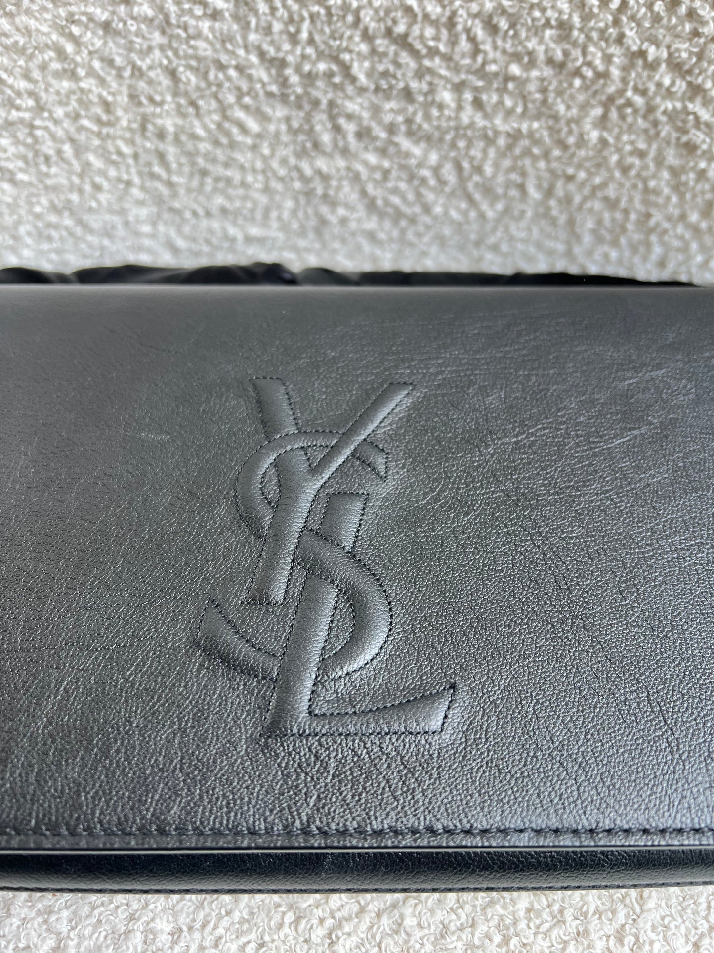 Yves Saint Laurent (YSL) Black Belle de Jour Clutch