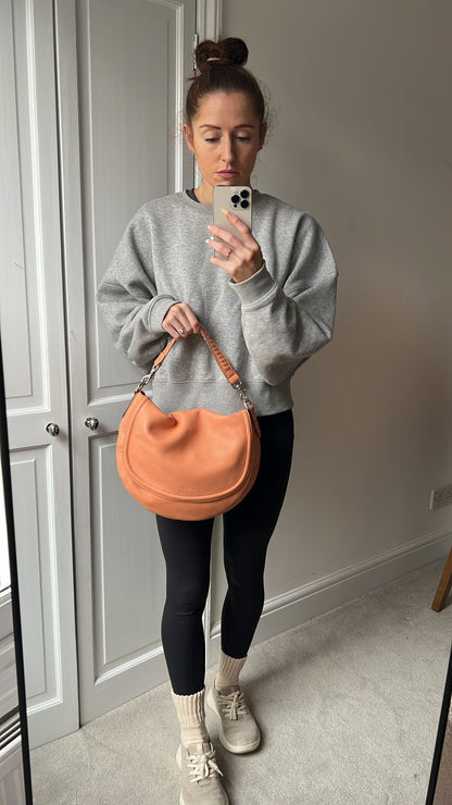 Mulberry Apricot Large Effie Satchel
