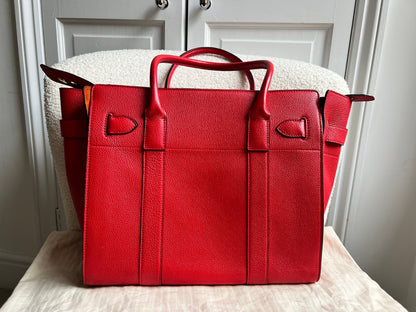 Mulberry Fiery Red Zipped Bayswater (RRP £1,350)