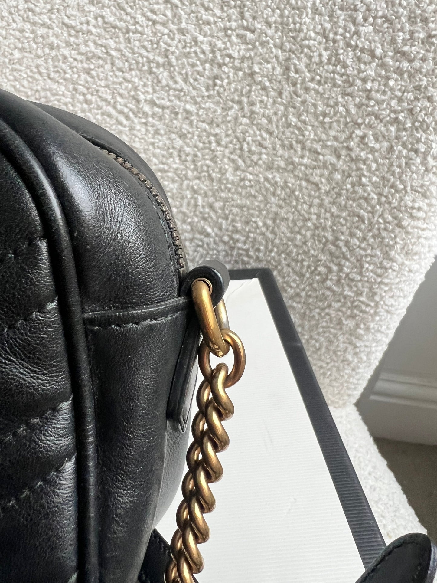 Gucci GG Black Marmont Small Shoulder Bag (RRP £1440)