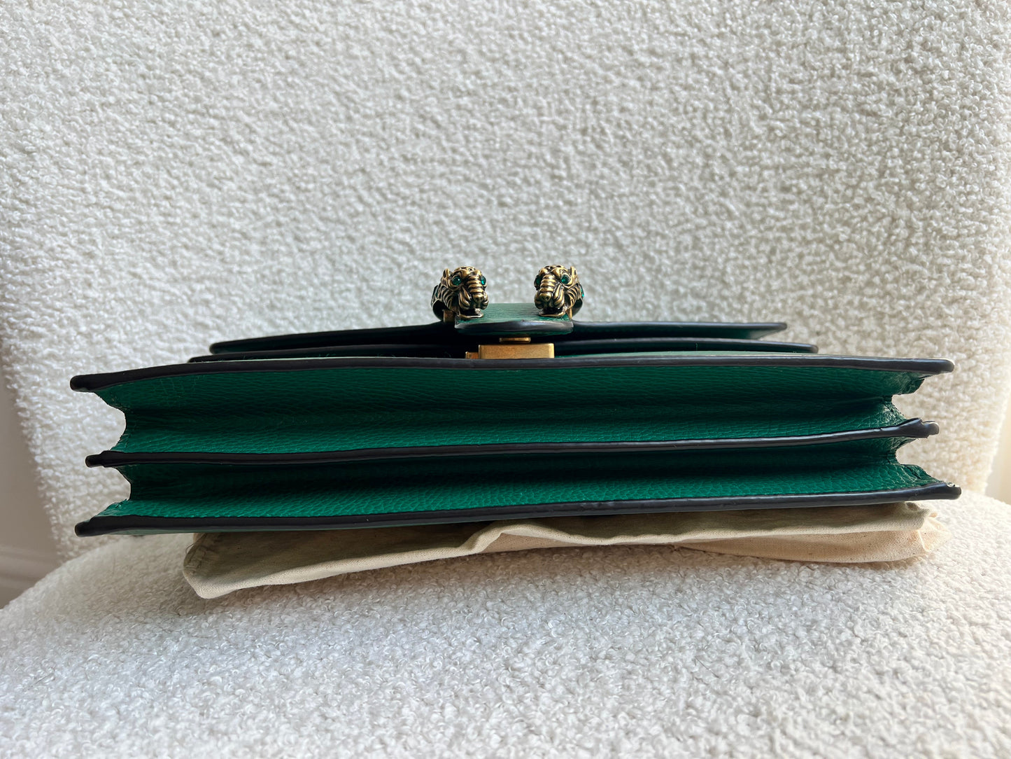 Gucci Dionysus GG Green Small Shoulder Bag (RRP £2,670)