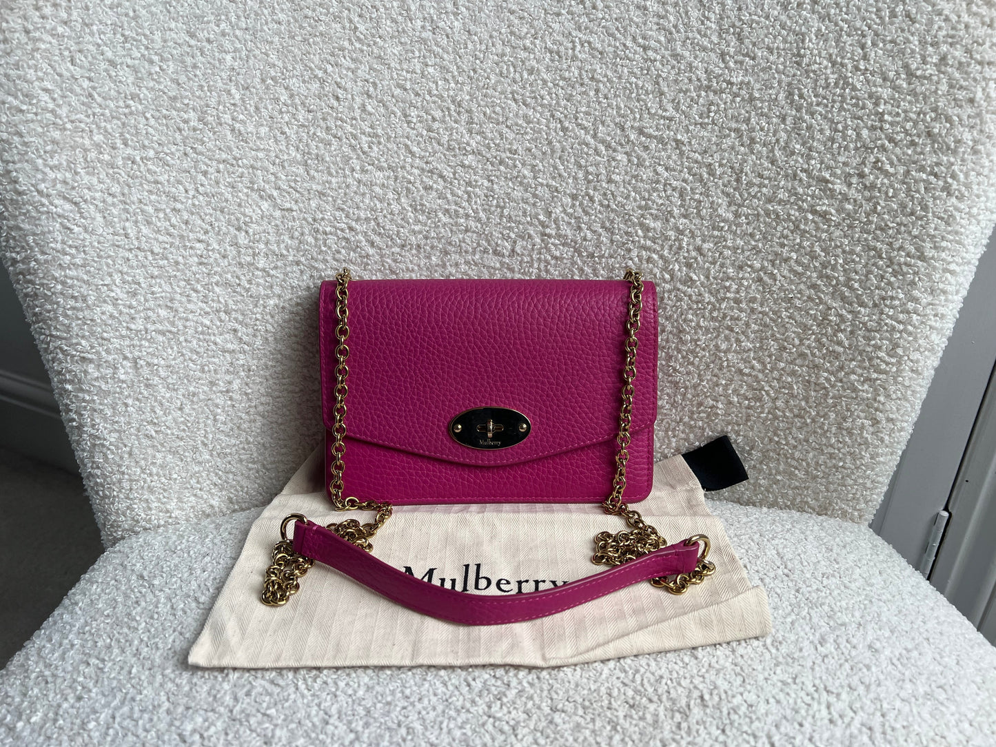 Mulberry Pink Small Darley Shoulder Bag (RRP £695)