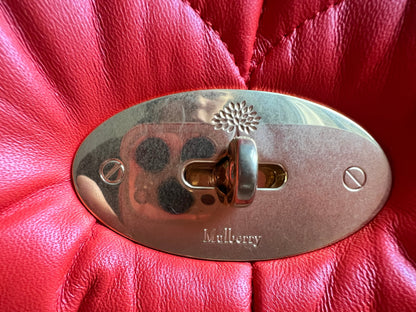 Mulberry Coral Orange Softie in Pillow Effect Nappa Leather (RRP £1650)