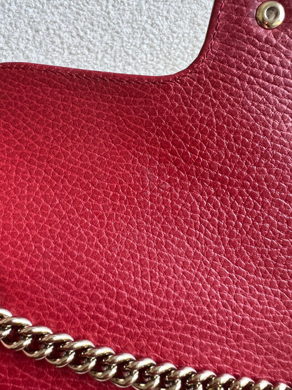 Gucci Interlocking GG Red Small Shoulder Bag