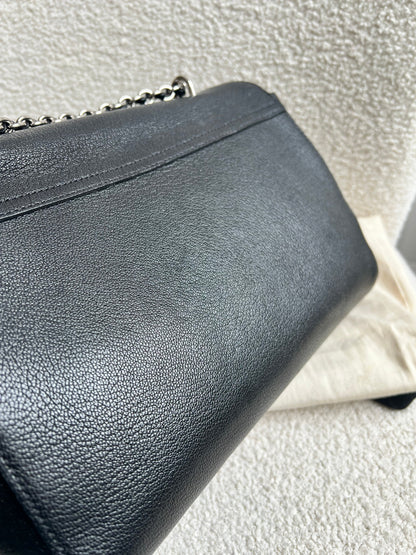 Mulberry Black Medium Lily with Silver Hardware (RRP £1095)