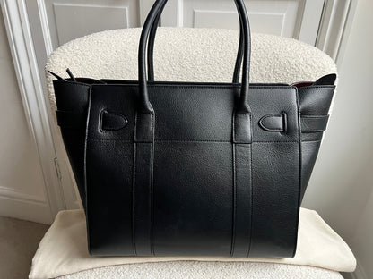 Mulberry Black Zipped Bayswater (RRP £1,350)