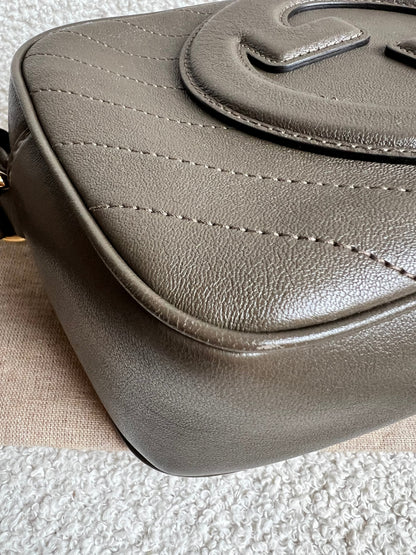 Gucci Khaki Small Blondie Shoulder Bag (RRP £1380)