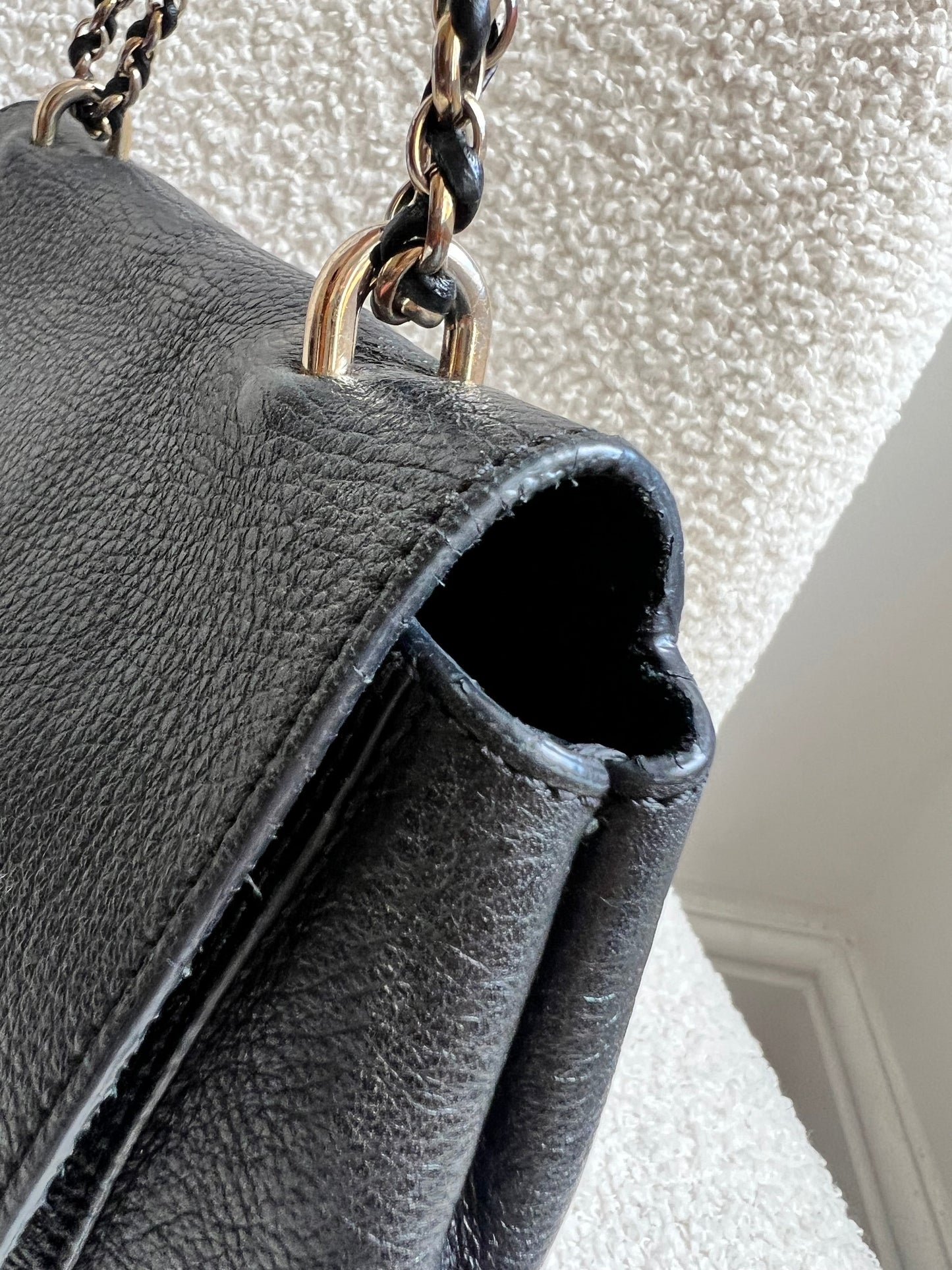 Mulberry Black Regular Lily with Gold Hardware