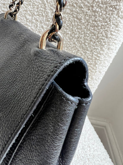 Mulberry Black Regular Lily with Gold Hardware