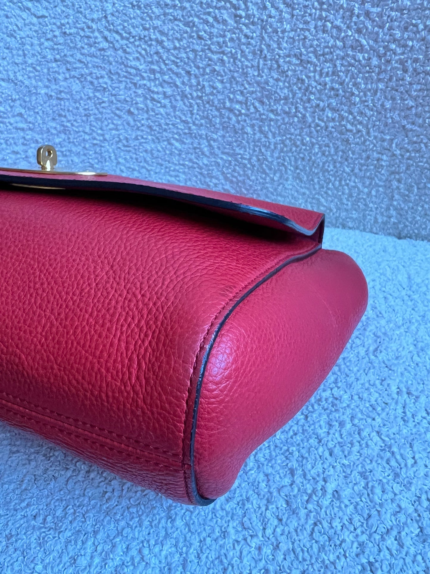 Mulberry Lipstick Red Medium Lily with Gold Hardware (RRP £1095)