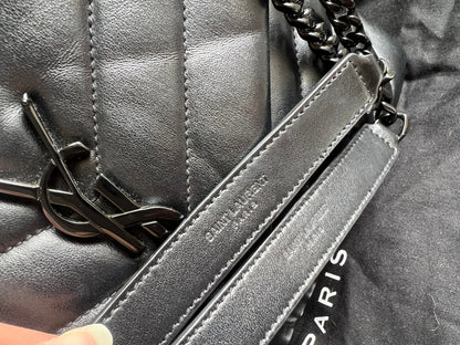 Yves Saint Laurent (YSL) Medium Black on Black LouLou (RRP £2,150)