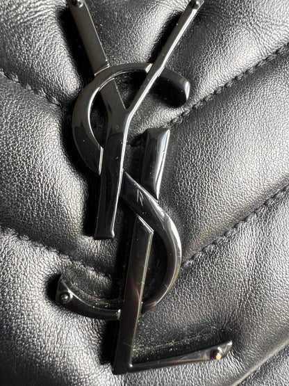Yves Saint Laurent (YSL) Medium Black on Black LouLou (RRP £2,150)