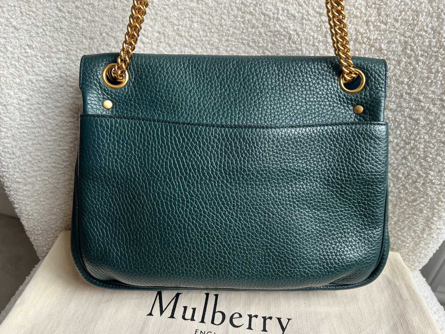 Mulberry Green Darley Shoulder Bag (RRP £1095)