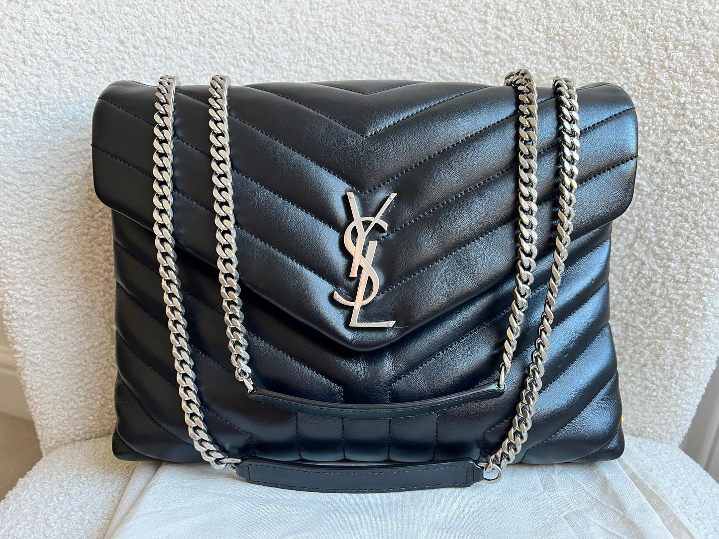 Yves Saint Laurent (YSL) Medium Black Lou Lou (RRP £2,100)
