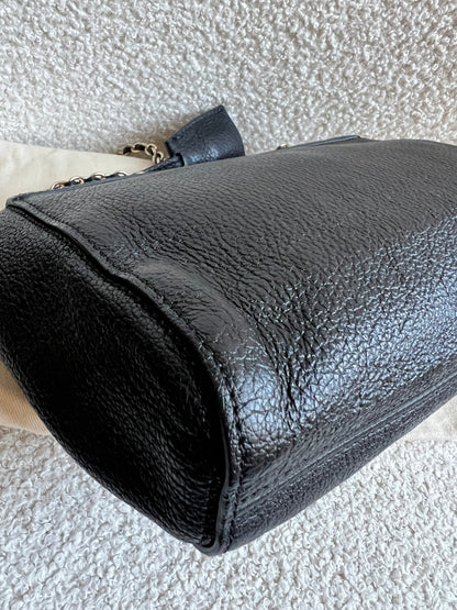 Mulberry Black Regular Lily with Gold Hardware (RRP £995)