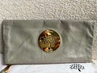Mulberry Drizzle Grey Daria Clutch (RRP £550)