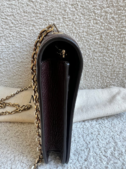 Mulberry Oxblood Bayswater Clutch (RRP £495)