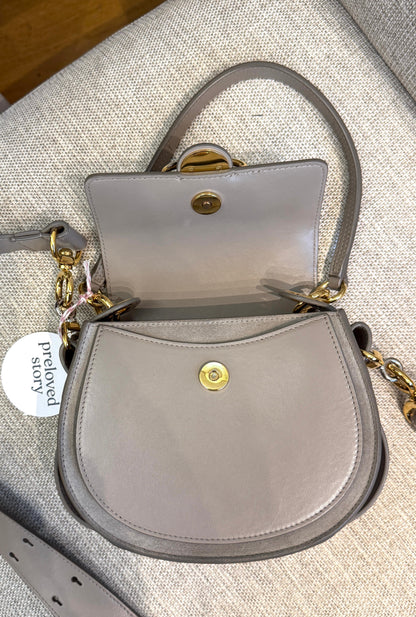 Tess Small Motty Grey Gold Hardware