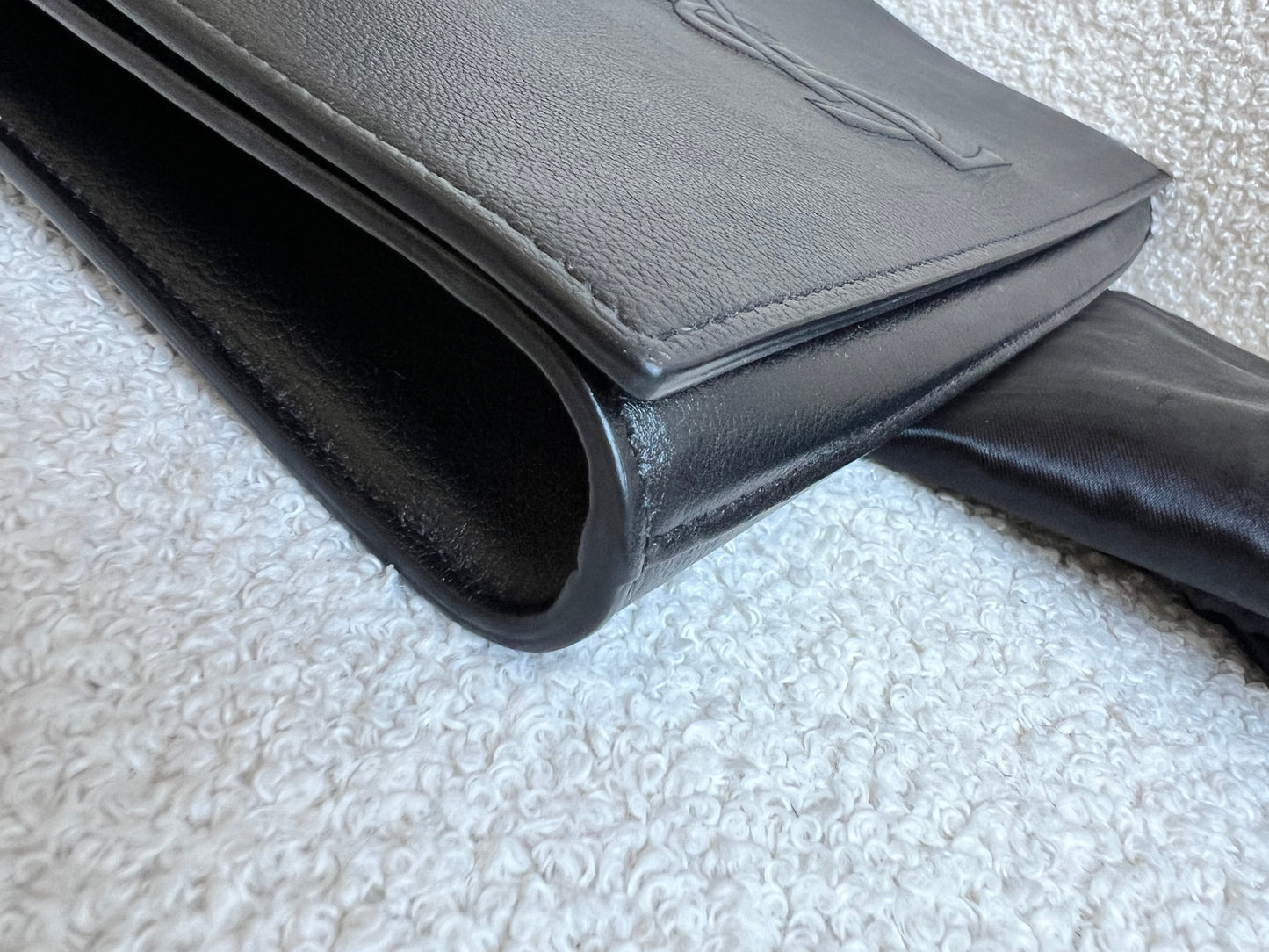 Yves Saint Laurent (YSL) Black Belle de Jour Clutch