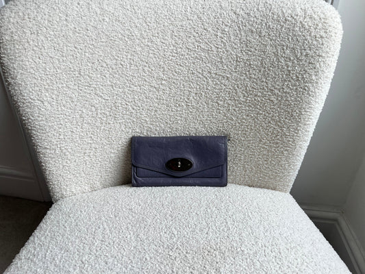 Mulberry Foggy Grey Alexa Postmans Lock Wallet