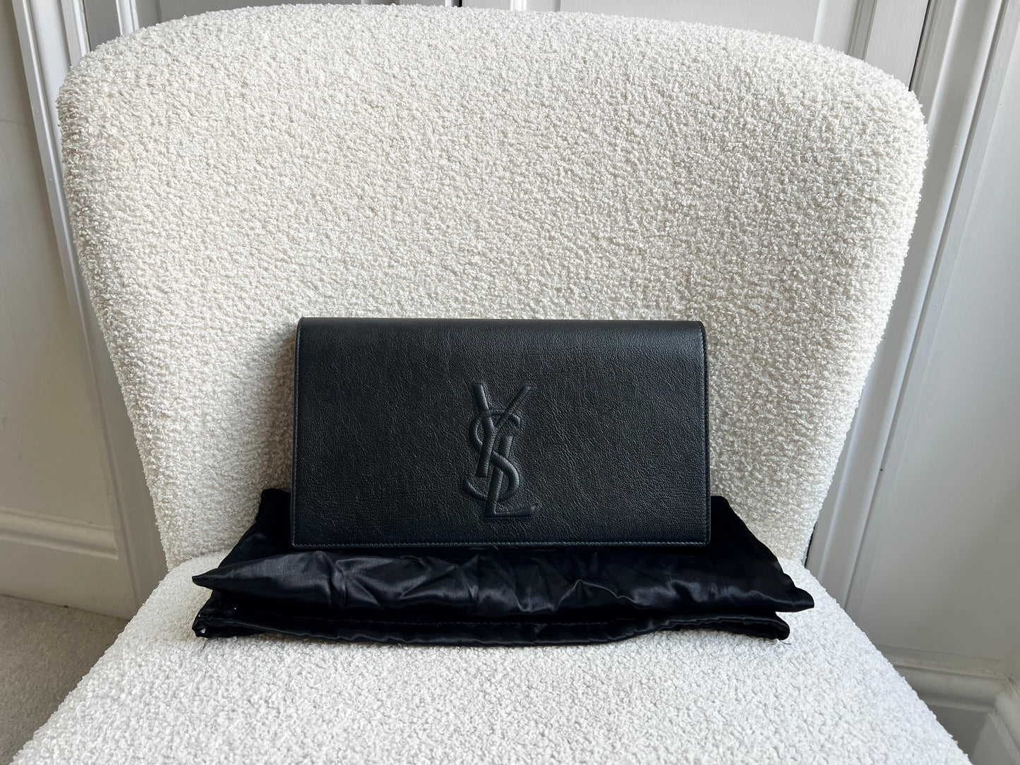 Yves Saint Laurent (YSL) Black Belle de Jour Clutch