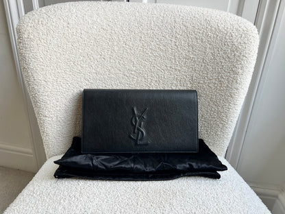 Yves Saint Laurent (YSL) Black Belle de Jour Clutch