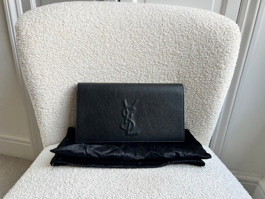 Yves Saint Laurent (YSL) Black Belle de Jour Clutch