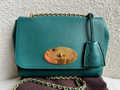 Mulberry Ocean Green Regular Lily with Gold Hardware (RRP £995)