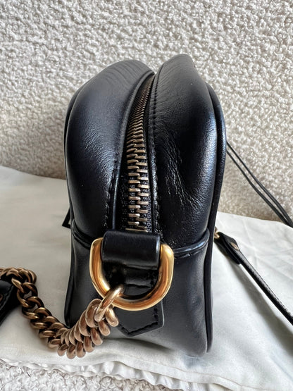 Gucci GG Black Marmont Mini Shoulder Bag (RRP £1,360)