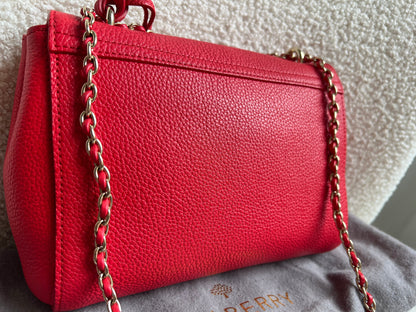 Mulberry Hibiscus Red Regular Lily with Gold Hardware (RRP £995)