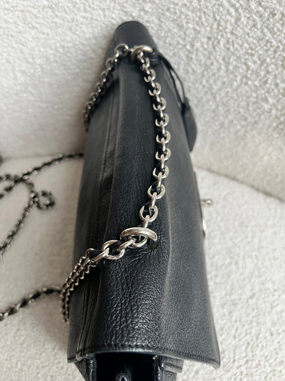 Mulberry Black Medium Lily with Silver Hardware (RRP £1095)